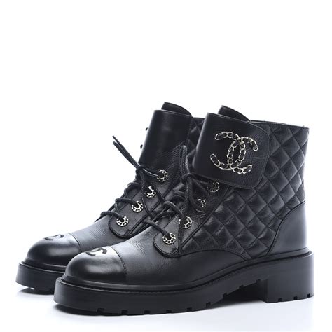 replica chanel boots|chanel lace up combat boots.